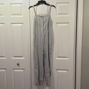 Old Navy, white and blue romper